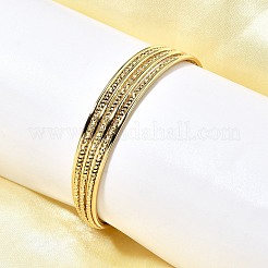 Brass Open Cuff Bangles&nbsp;BJEW-Z093-01G