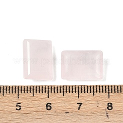 天然石ローズクォーツカボション  長方形  多面カット  14x10x5.5mm&nbsp;G-D348-03B