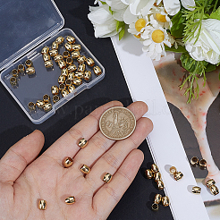 60Pcs 202 Stainless Steel European Beads&nbsp;STAS-BBC0009-80G