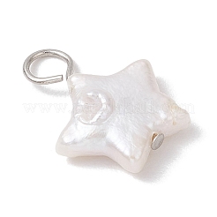 3Pcs 3 Styles Natural Keshi Pearl Pendants&nbsp;PALLOY-JF04242