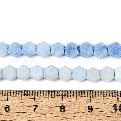 Anti-Tarnish Electroplate Glass Beads Strands&nbsp;GLAA-T028-6mm-02A