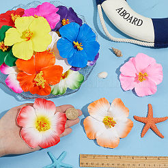 17Pcs 17 Colors Flower EVA Alligator Hair Accessories&nbsp;PHAR-PH0001-23