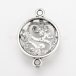 Tibetan Style Alloy Links connectors&nbsp;TIBE-Q077-10AS-NR