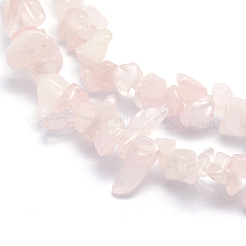 Natural Rose Quartz Beads Strands&nbsp;G-P406-08