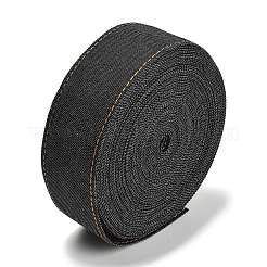 ステッチデニムリボン  服飾材料  DIYクラフトヘアクリップアクセサリーと縫製装飾用  ブラック  1-5/8インチ（40mm）  約10.94ヤード（10m）/ pc&nbsp;OCOR-XCP0002-40