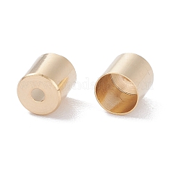 Brass Cord Ends&nbsp;X-KK-D002-02C-G