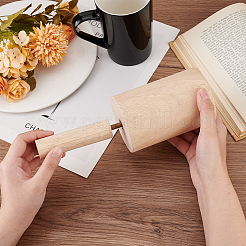 木製カップ型  カップアンビル  磁器セラミック粘土カップ成形ツール  小麦  22x8cm&nbsp;WOOD-WH0022-64