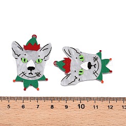 Christmas Theme Printing Acrylic Pendants&nbsp;BACR-N002-01L