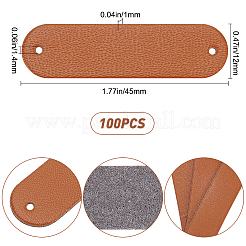 Imitation Leather Sew on Patches&nbsp;DIY-WH0265-44D
