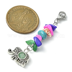 Tibetan Style Alloy Pendant Decorations&nbsp;HJEW-JM01220