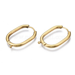 316 Surgical Stainless Steel Hoop Earrings Findings&nbsp;STAS-N097-055LG