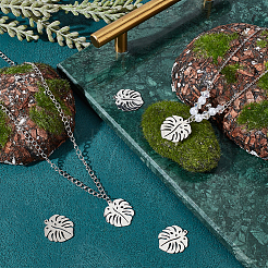 12Pcs 201 Stainless Steel Pendants&nbsp;STAS-UN0054-39