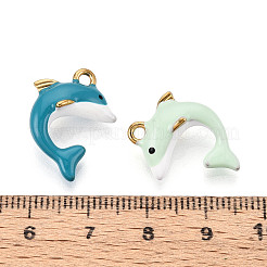 Ion Plating(IP) 304 Stainless Steel Enamel Pendants&nbsp;STAS-N114-18G