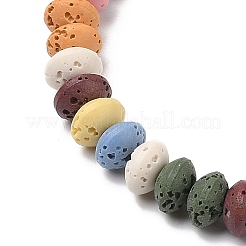 Synthetic Lava Rock Beads Strands&nbsp;G-B087-02A-01
