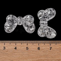 Plating Transparent Crackle Acrylic Beads&nbsp;MACR-D024-17-03