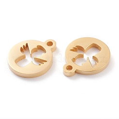 Ion Plating(IP) 304 Stainless Steel Charms&nbsp;STAS-Y002-15G