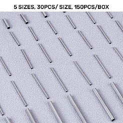 304ステンレスチューブビーズ  ステンレス鋼色  74x72x17mm  10~33x1.5~3mm  穴：1~2mm  30個/形  150個/箱&nbsp;STAS-CA0001-13P
