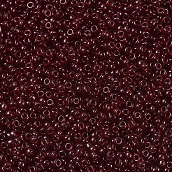 MIYUKIラウンドロカイユビーズ  日本製シードビーズ  （rr2410)透明ダークトパーズ  11/0  2x1.3mm  穴：0.8mm  約1100PCS /ボトル  10 G /ボトル&nbsp;SEED-JP0008-RR2410