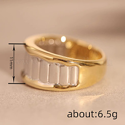 女性のための7つのトーン真鍮の指輪  プラチナ·ゴールデン  usサイズ17.3（{2}mm）&nbsp;WG28951-01