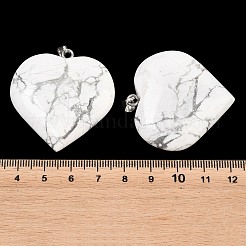 Natural Howlite Pendants&nbsp;GG-K002-04B