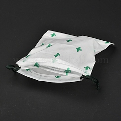 Plastic Frosted Drawstring Bags&nbsp;LS-ABAG-M003-01A-07