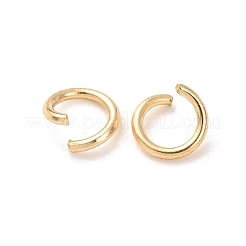 Brass Open Jump Rings&nbsp;KK-G604-08G-09