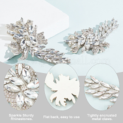 4Pcs Crystal Rhinestone Ornament Accessories&nbsp;DIY-FG0010-09
