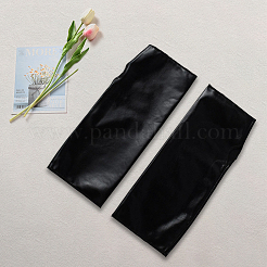 PUレザー指なし手袋  女性用コスチュームコスプレ用メタリックグローブ  ブラック  230x100x0.8mm&nbsp;AJEW-WH20018-116A