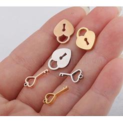 PVD Vacuum Plating 304 Stainless Steel Charms&nbsp;STAS-WH0016-04-G01