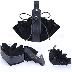 Men's Viking PU Leather Belt Chain with Belt Pouch Renaissance&nbsp;DIY-WH0504-46B