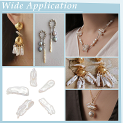 5Pcs Baroque Natural Keshi Pearl Beads Strands&nbsp;PEAR-NB0002-52