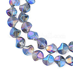 Electroplate Glass Beads Strands&nbsp;EGLA-N008-019-A01