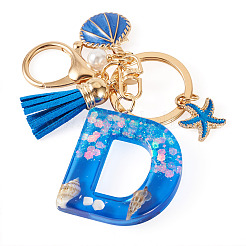Star Resin & Shell Keychains&nbsp;KEYC-TAC00087-01D