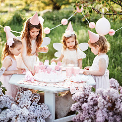 Polyester & Feather Butterfly Wings&nbsp;AJEW-WH0542-82