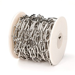 Tarnish Resistant 304 Stainless Steel Paperclip Chains&nbsp;STAS-A048-05P