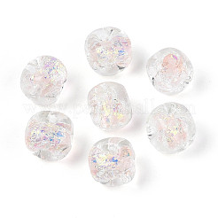 Handmade Foil Lampwork Beads Strands&nbsp;FOIL-T008-04A