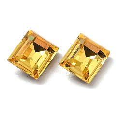 Faceted K9 Glass Rhinestone Cabochons&nbsp;GGLA-R042-04B