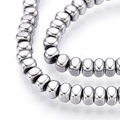 Electroplated Synthetic Non-magnetic Hematite Beads Strands&nbsp;G-T139-61A
