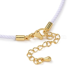 2MM Round Nylon Milan Cord Necklace Makings&nbsp;MAK-F038-C32-G