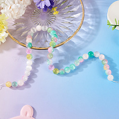 1 Strand Natural Selenite Beads Strands&nbsp;G-TA0002-87A