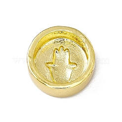 Real 18K Gold Plated Brass Enamel Beads&nbsp;KK-F814-05G-M
