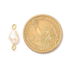 Natural Cultured Freshwater Pearl Beads Links Connectors&nbsp;X1-PALLOY-JF00943-02