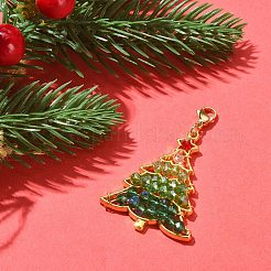 Christmas Theme Alloy Big Pendant Decoration&nbsp;HJEW-JM01060
