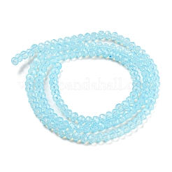 Baking Paint Transparent Glass Beads Strands&nbsp;DGLA-A034-J2mm-B02
