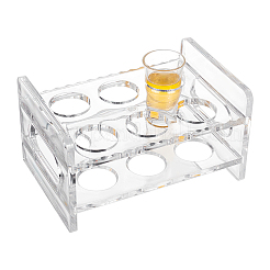 Acrylic Holders for 6 Round Shot Glasses&nbsp;AJEW-WH0473-04
