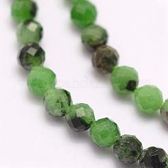 Natural Ruby in Zoisite Beads Strands&nbsp;G-F509-36-3mm