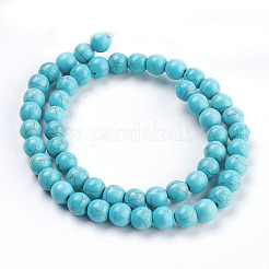Synthetic Turquoise Beads Strands&nbsp;TURQ-S192-8mm-2
