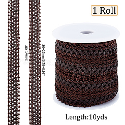 10 Yards PU Imitation Leather Ribbon&nbsp;OCOR-PH0001-80B