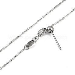 304 Stainless Steel Bar Link Necklaces&nbsp;NJEW-H042-01P