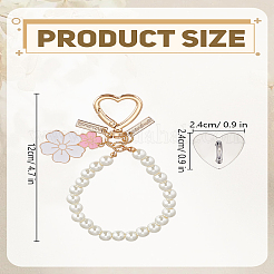 1Pc Alloy & Plastic Beads Pendant Decorations&nbsp;KEYC-LP0001-10